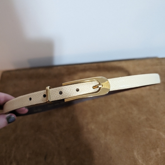 Vintage Leather Snake Grain Belt - Picture 5 of 5